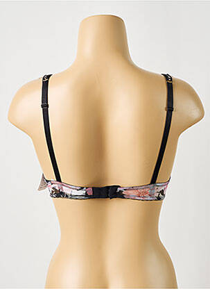 Sutien efect material satinat top sutien modelat negru AUBADE femeie