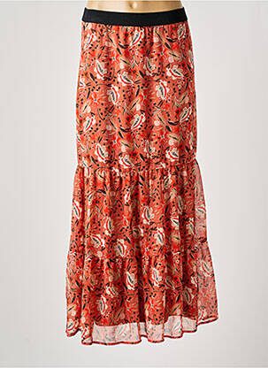 Fustă lungă maro GARCIA femeie