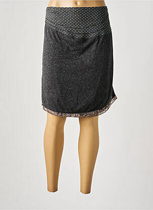 Fustă midi gri AKELA KEY femeie