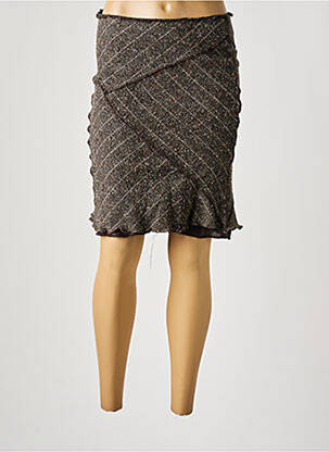 Fustă midi gri JAD femeie