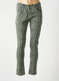 Blugi skinny elasticitate talie joasă verde GARCIA femeie