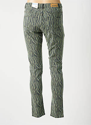 Blugi skinny elasticitate talie joasă verde GARCIA femeie