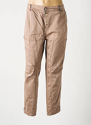 Pantalon chino talie joasă talie joasă maro BROADWAY femeie