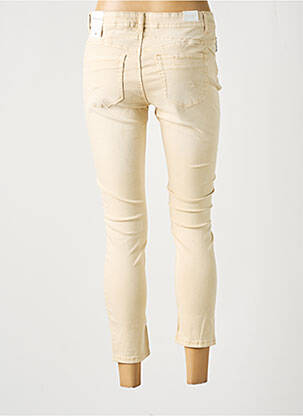 Pantalon 7/8 elasticitate talie joasă bej BROADWAY femeie