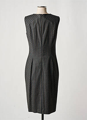 Rochie midi fără mâneci fără mâneci gri OLSEN femeie