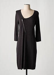 Rochie midi mâneci lungi mâneci lungi gri OLSEN femme