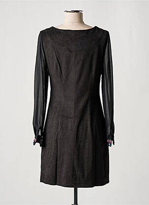 Rochie scurtă mâneci lungi mâneci lungi maro DESIGUAL femeie
