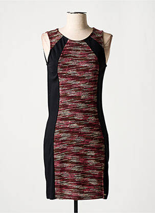 Rochie midi fără mâneci fără mâneci negru SMASH WEAR femeie