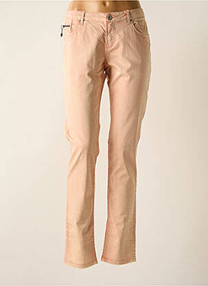 Pantalon slim talie joasă talie joasă roz GARCIA femeie