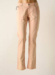 Pantalon slim talie joasă talie joasă roz GARCIA femeie