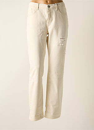 Blugi cu croială dreaptă bej MEXX femeie