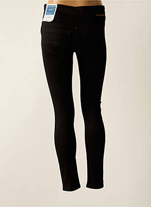 Jegging țesătură poplin talie înaltă negru STREET ONE femeie