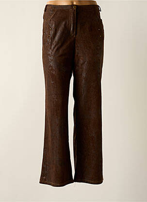 Pantalon drept maro ELLIOTT femeie