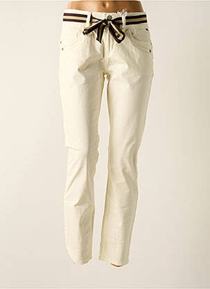 Pantalon slim bej BROADWAY femeie
