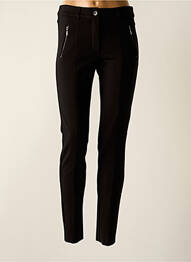 Pantalon slim conic talie înaltă negru OLSEN femme