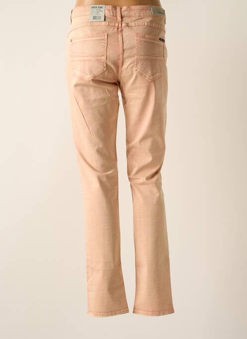 Pantalon slim roz GARCIA femeie