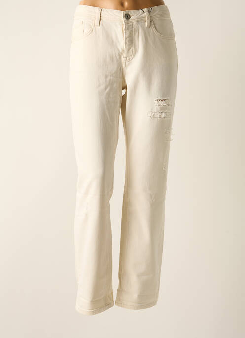 Blugi cu croială dreaptă bej MEXX femeie