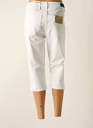 Pantalon trei sferturi buzunare alb GARCIA femeie