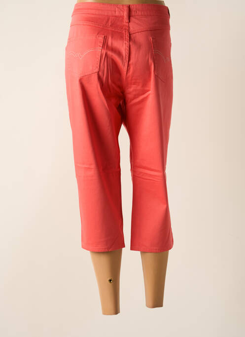 Pantalon trei sferturi buzunare roșu KANOPE femme