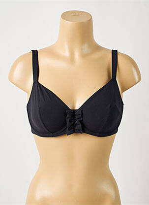 Sutien de costum de baie bretele elastice reglabile sutien balconet cu decolteu înalt negru SIMONE PERELE femeie