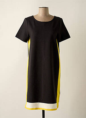 Rochie midi mâneci scurte mâneci scurte negru STREET ONE femeie