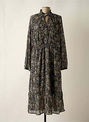 Rochie lungă negru GARCIA femeie