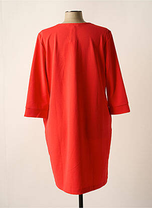 Rochie midi mâneci 3/4 mâneci 3/4 roșu GARCIA femeie