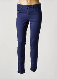 Pantalon slim talie joasă talie joasă albastru BROADWAY femeie