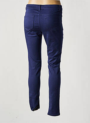 Pantalon slim talie joasă talie joasă albastru BROADWAY femeie