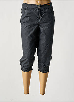 Pantalon trei sferturi talie joasă talie joasă negru DDP femme