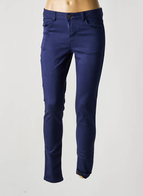 Pantalon slim albastru BROADWAY femeie