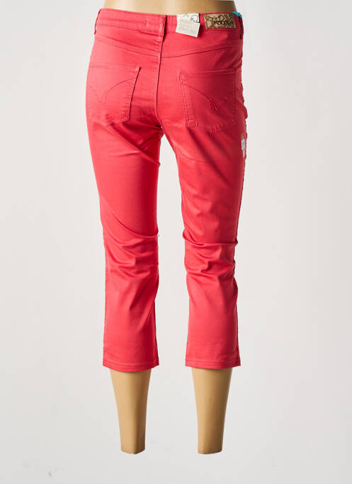 Pantalon trei sferturi roșu KANOPE femeie