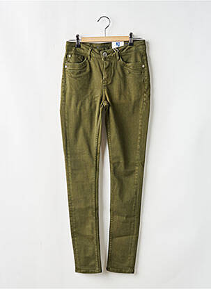 Pantalon slim verde GARCIA femeie