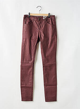 Pantalon slim maro GARCIA femeie