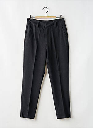 Pantalon drept țesătură poplin mărime normală negru BROADWAY femeie