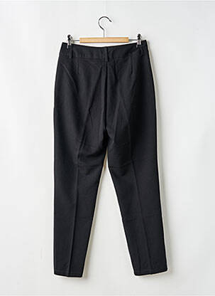 Pantalon drept țesătură poplin mărime normală negru BROADWAY femeie