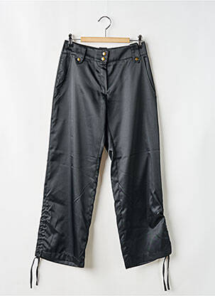 Pantalon drept închidere cu fermoar sub clapetă cu nasturi mărime normală negru LUCCHINI femeie