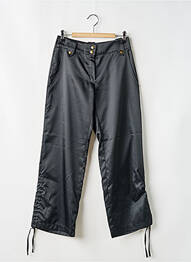 Pantalon drept închidere cu fermoar sub clapetă cu nasturi mărime normală negru LUCCHINI femeie