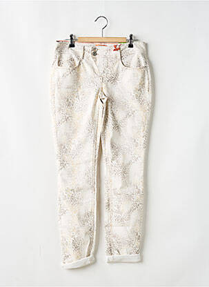 Pantalon slim bej STREET ONE femeie