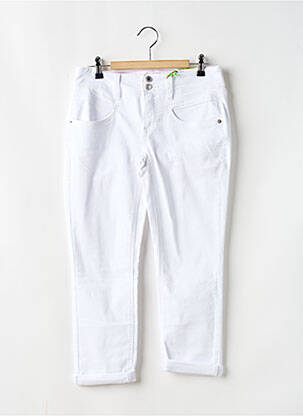 Pantalon trei sferturi alb STREET ONE femeie