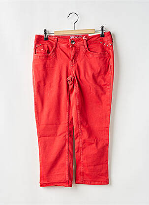 Pantalon trei sferturi roșu STREET ONE femeie