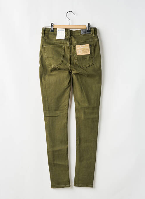 Pantalon slim verde GARCIA femeie