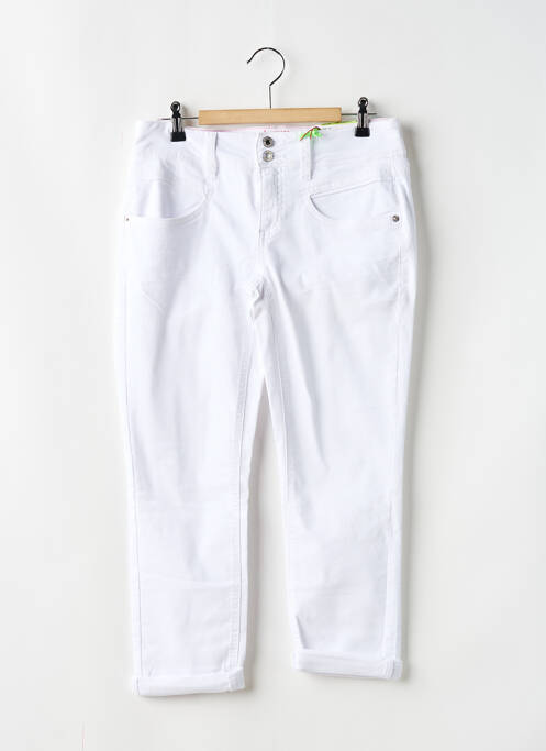 Pantalon trei sferturi alb STREET ONE femeie