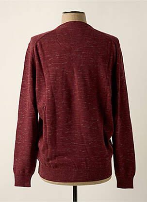 Pulover guler în v mâneci lungi roșu LERROS bărbat
