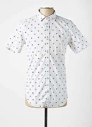 Cămașă cu mâneci scurte alb GARCIA bărbat