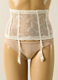Corset/jartieră cu armatură alb AUBADE femme