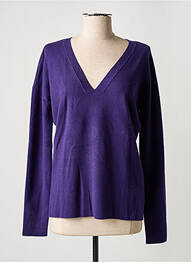 Pulover guler în v mâneci lungi violet MICHAEL KORS femme