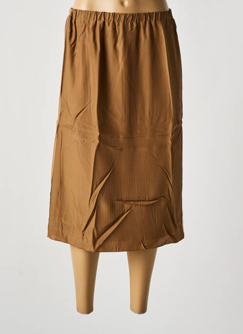 Fustă midi maro LUISA CERANO femeie