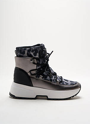 Adidași material neted toc de 4 la 6 cm gri MICHAEL KORS femeie