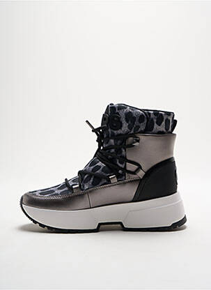 Adidași material neted toc de 4 la 6 cm gri MICHAEL KORS femeie